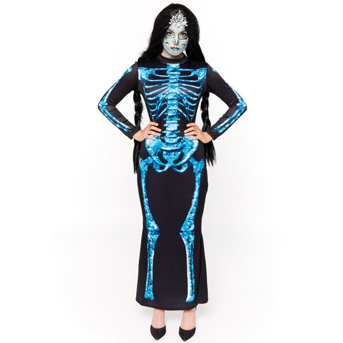 Diamond Skeleton Dress - Adult Costume