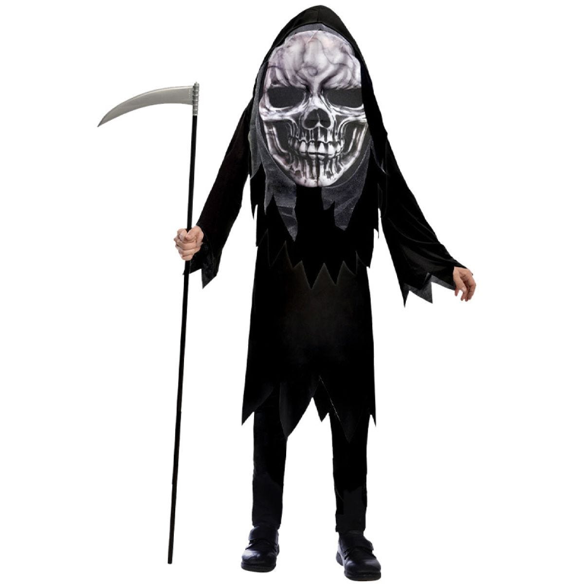 Grim Reaper Big Head - Child Costume