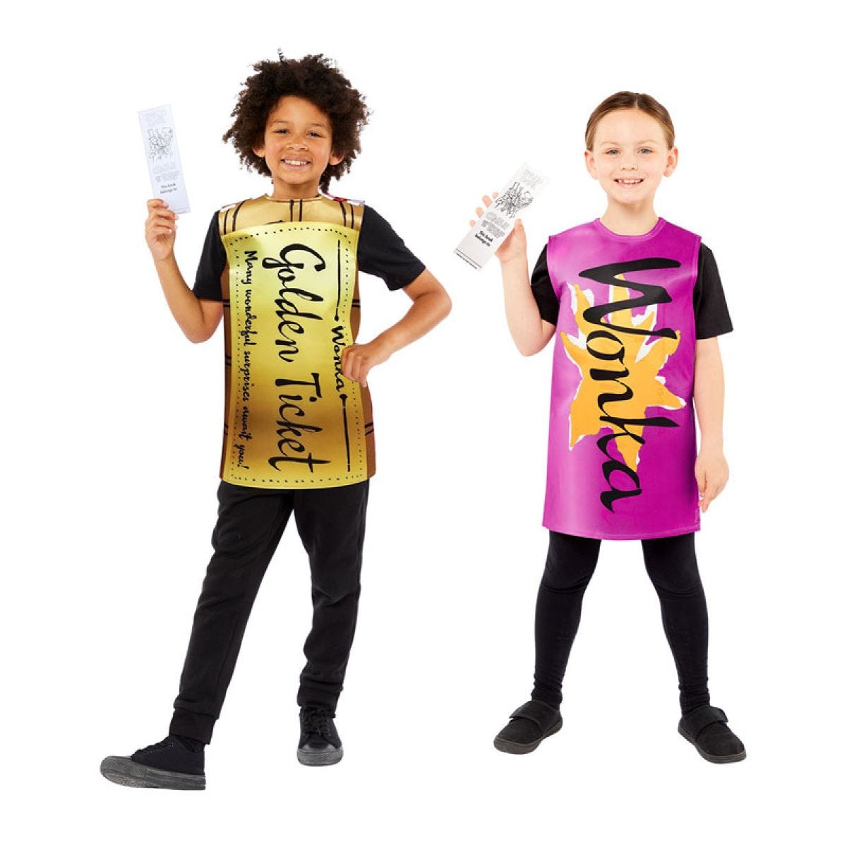 Roald Dahl Golden Ticket Wonka Bar - Child Costume