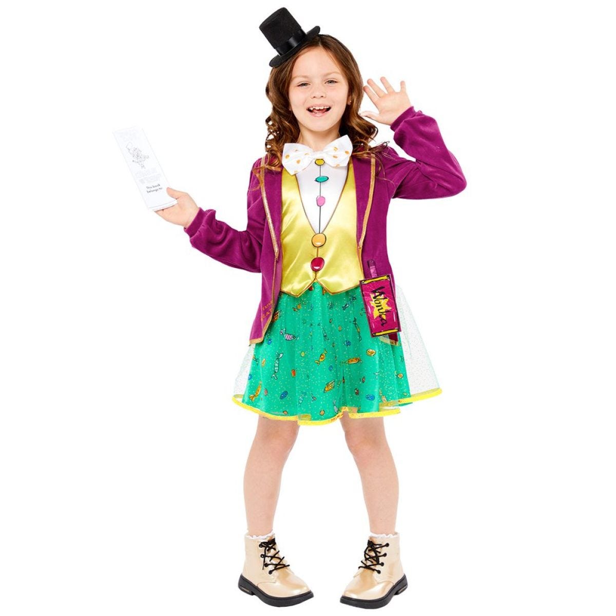 Roald Dahl Willy Wonka Dress - Child Costume