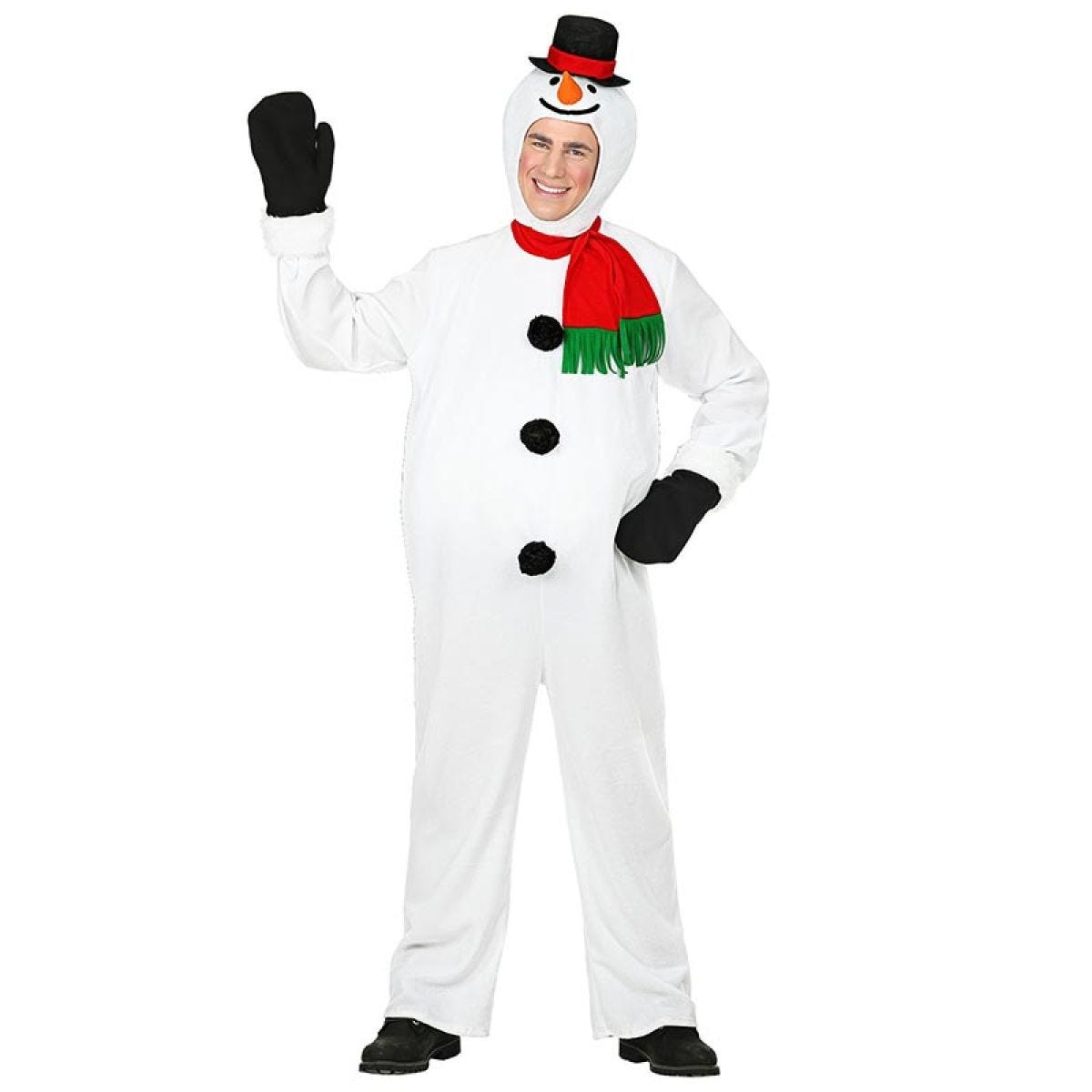 Snowman Jumpsuit - Adult Costume