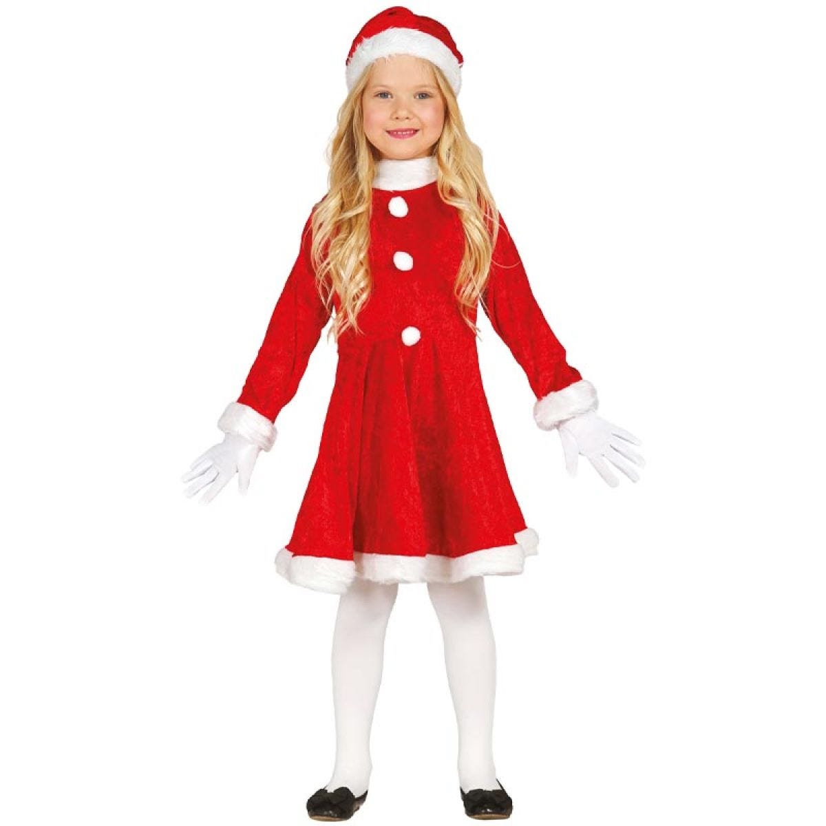 Plush Santa Dress - Childs Costume
