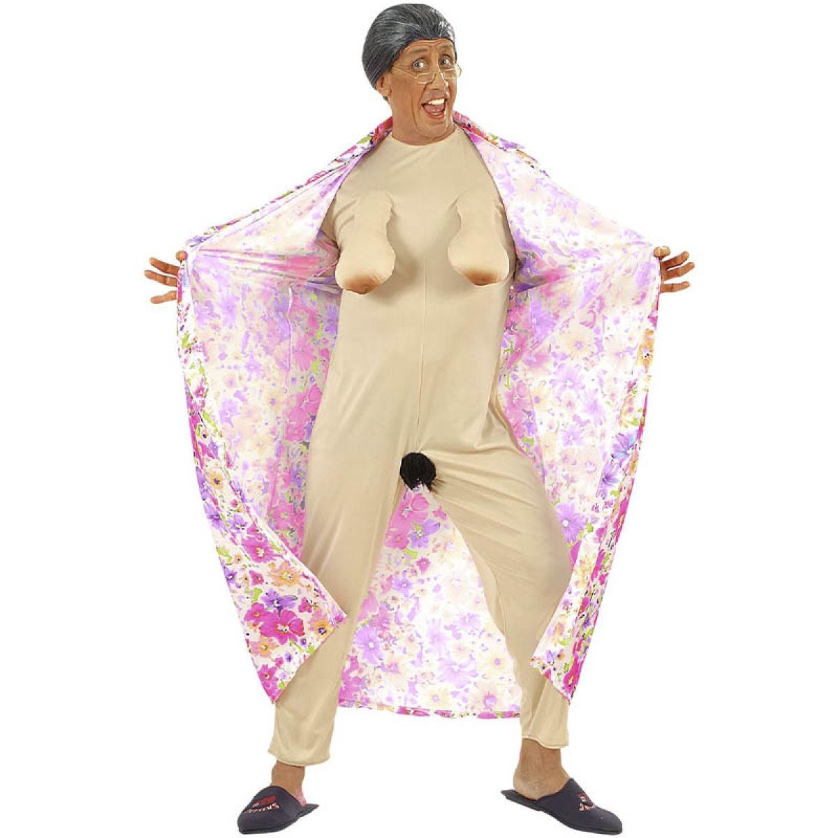 Exhibitionist Grandma - Adult Costume
