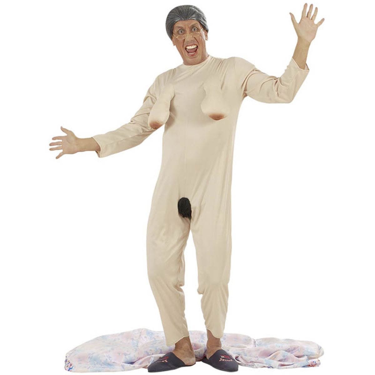 Exhibitionist Grandma - Adult Costume