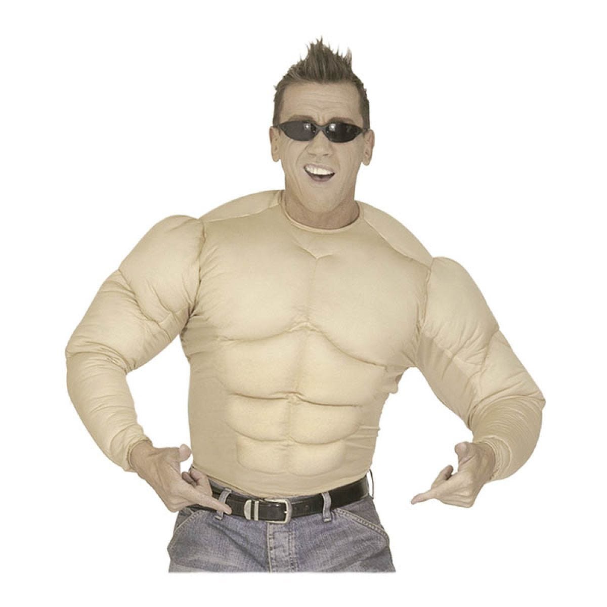Padded Muscle Shirt  - Adult Costume