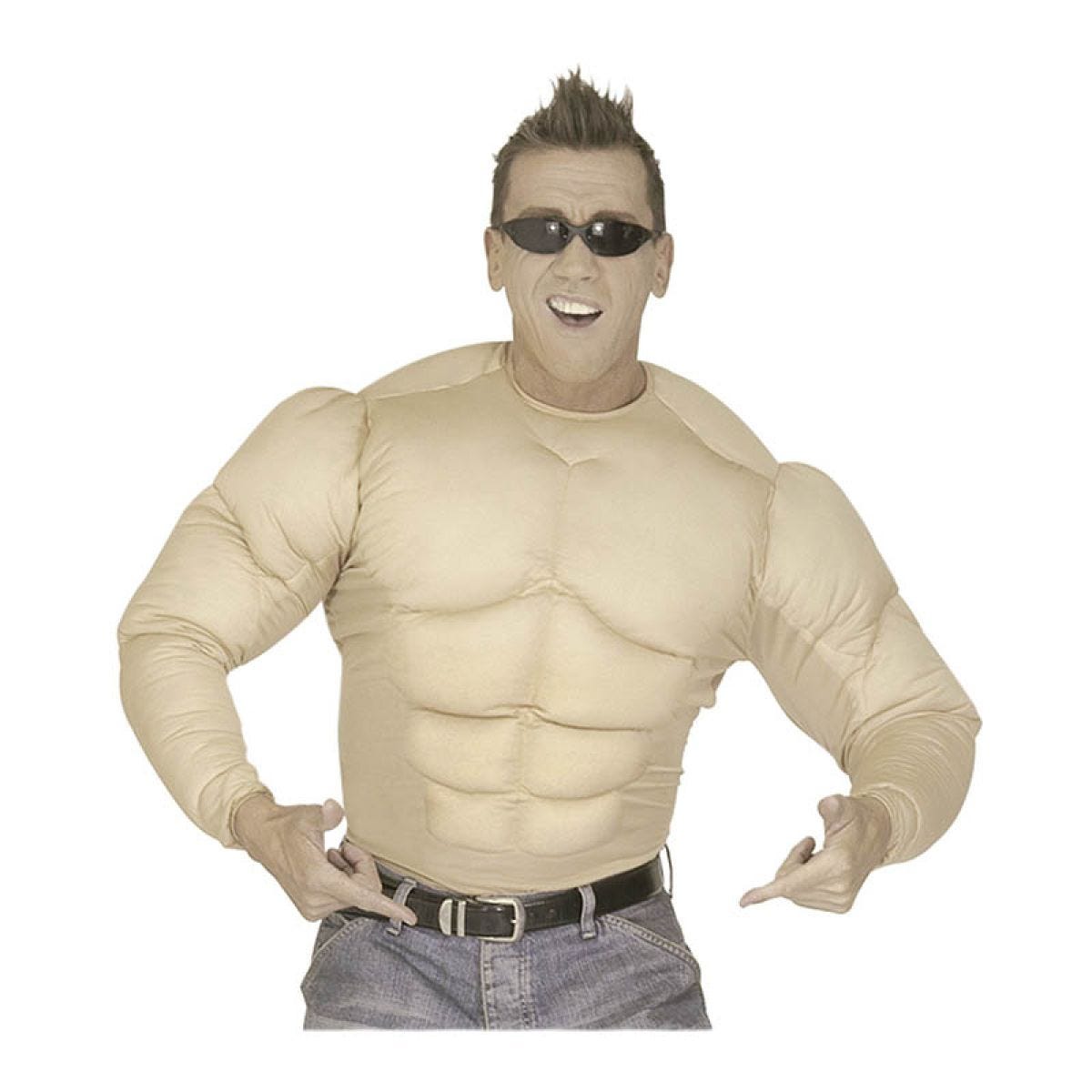 Padded Muscle Shirt - Adult Costume