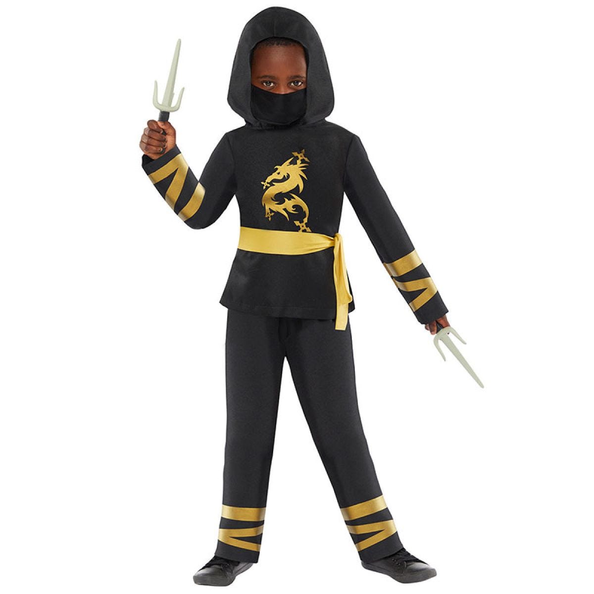 Warrior Gold Ninja - Child Costume