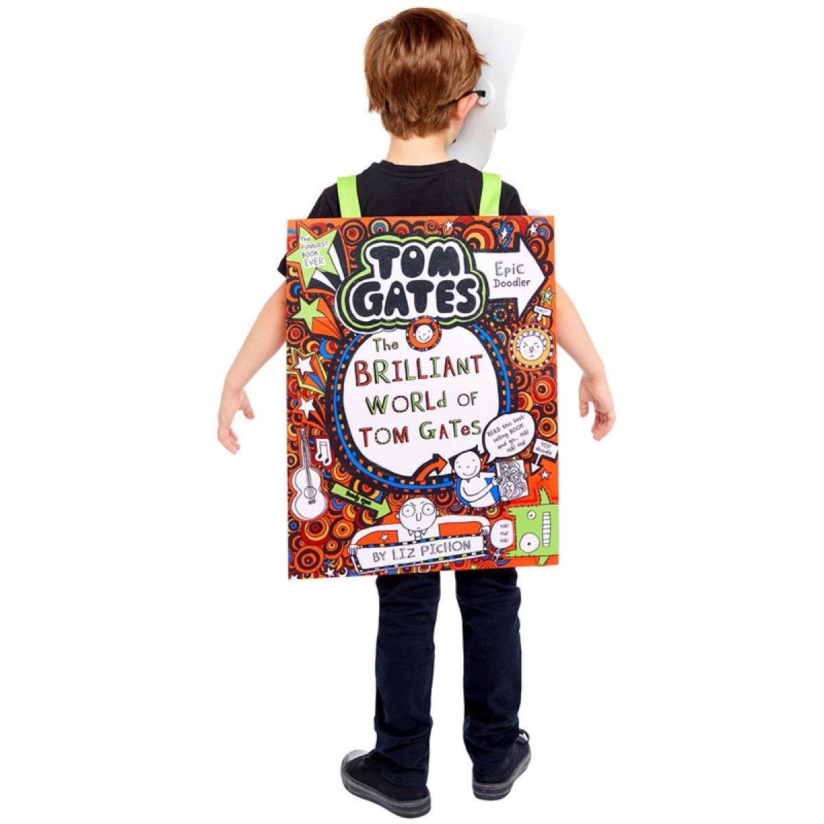 Tom Gates Colour in Tabard - Child Costume