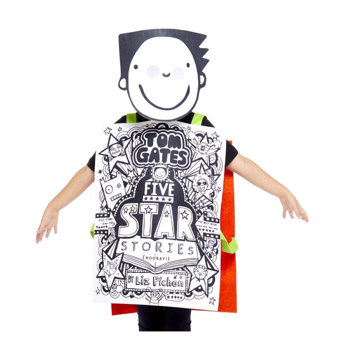 Tom Gates Colour in Tabard - Child Costume