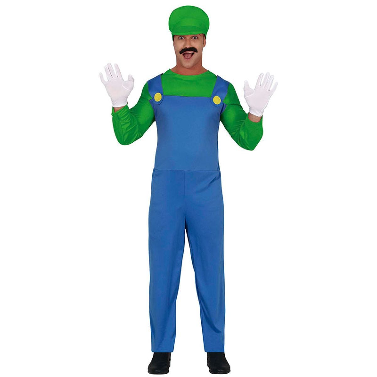 Gaming Green Plumber - Adult Costume