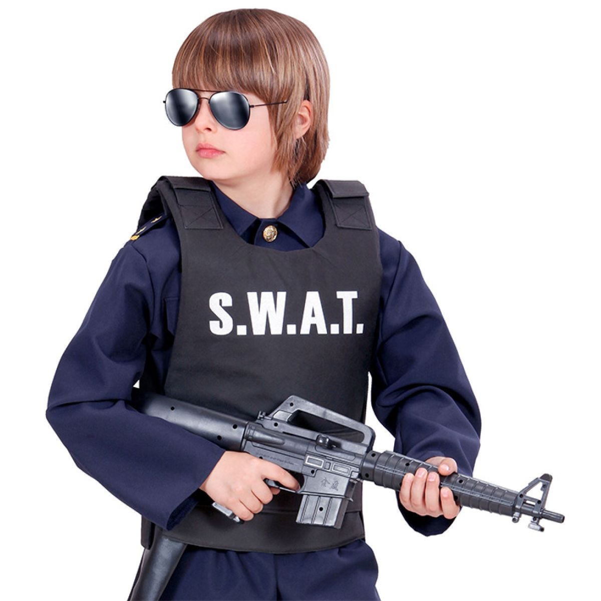 Black SWAT Child Vest - One Size