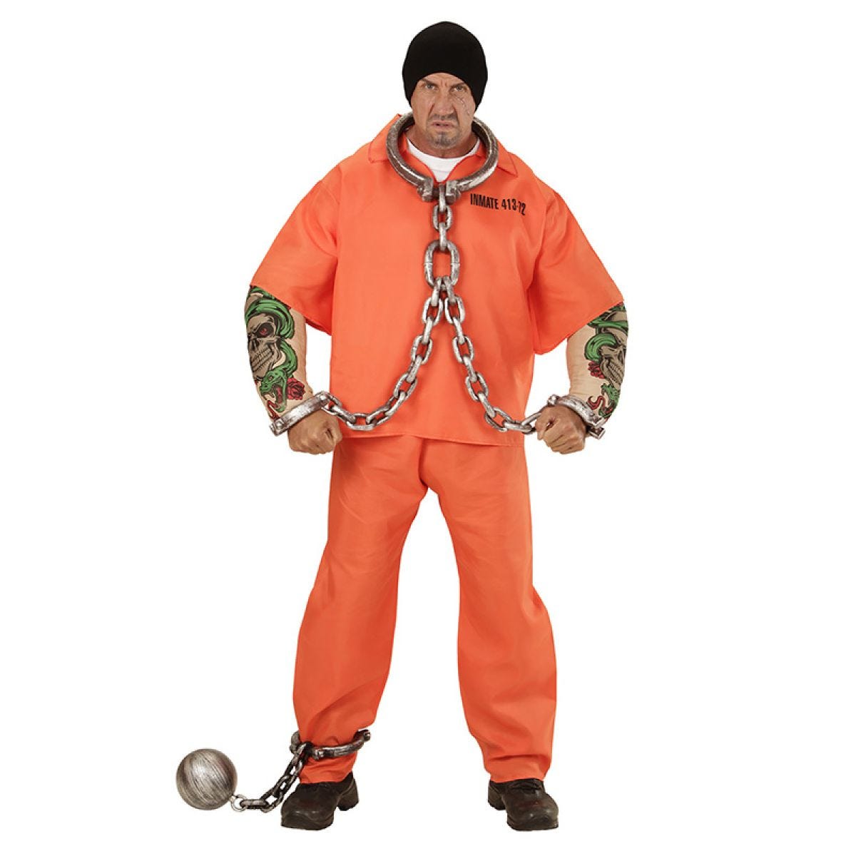 Jail Convict - Adult Costume