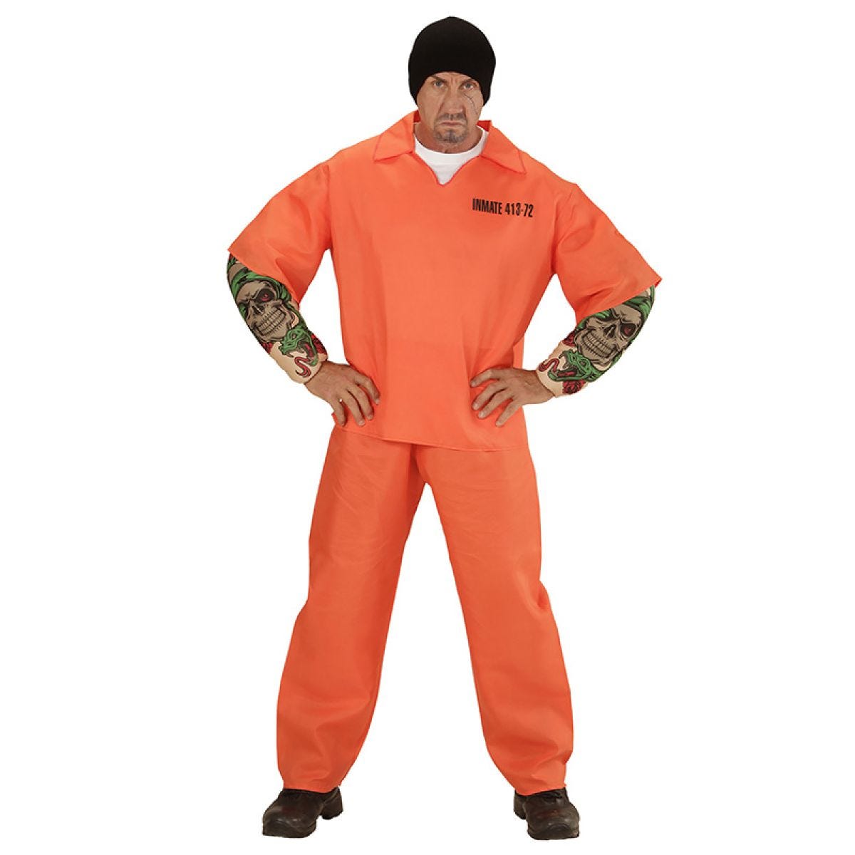 Jail Convict - Adult Costume