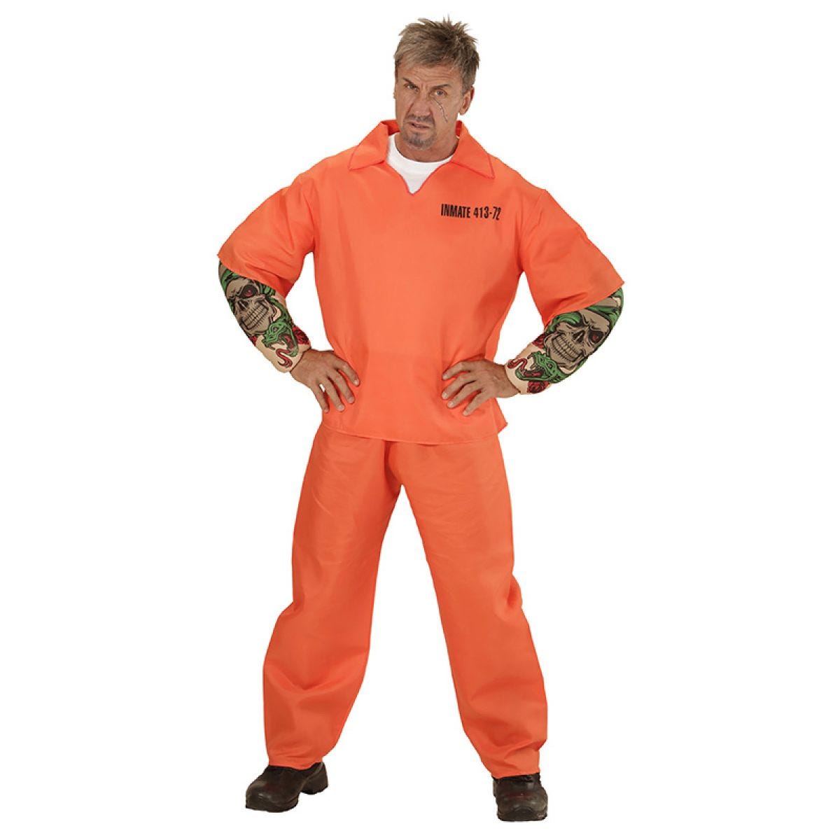 Jail Convict - Adult Costume