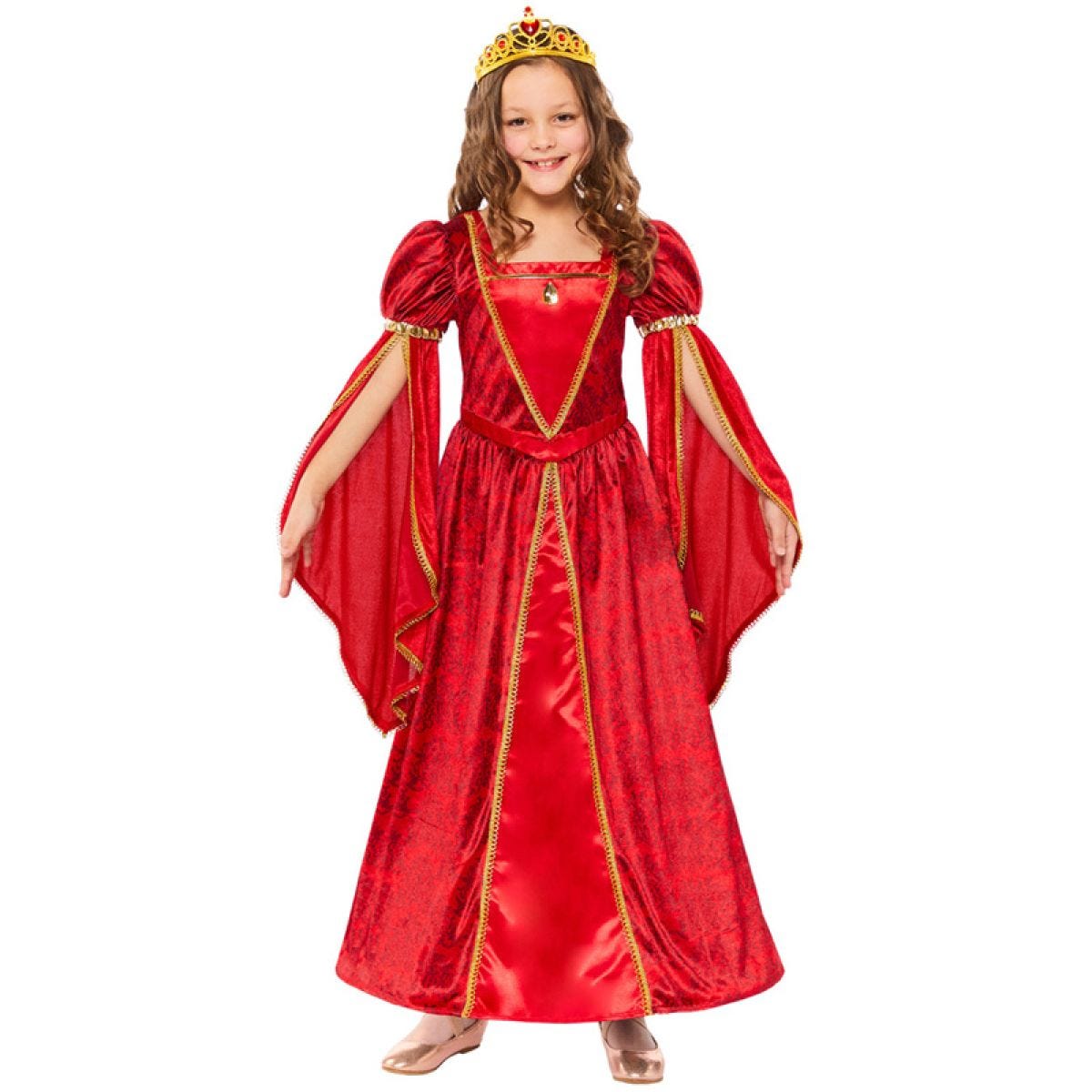 Tudor Queen Red Deluxe - Child Costume