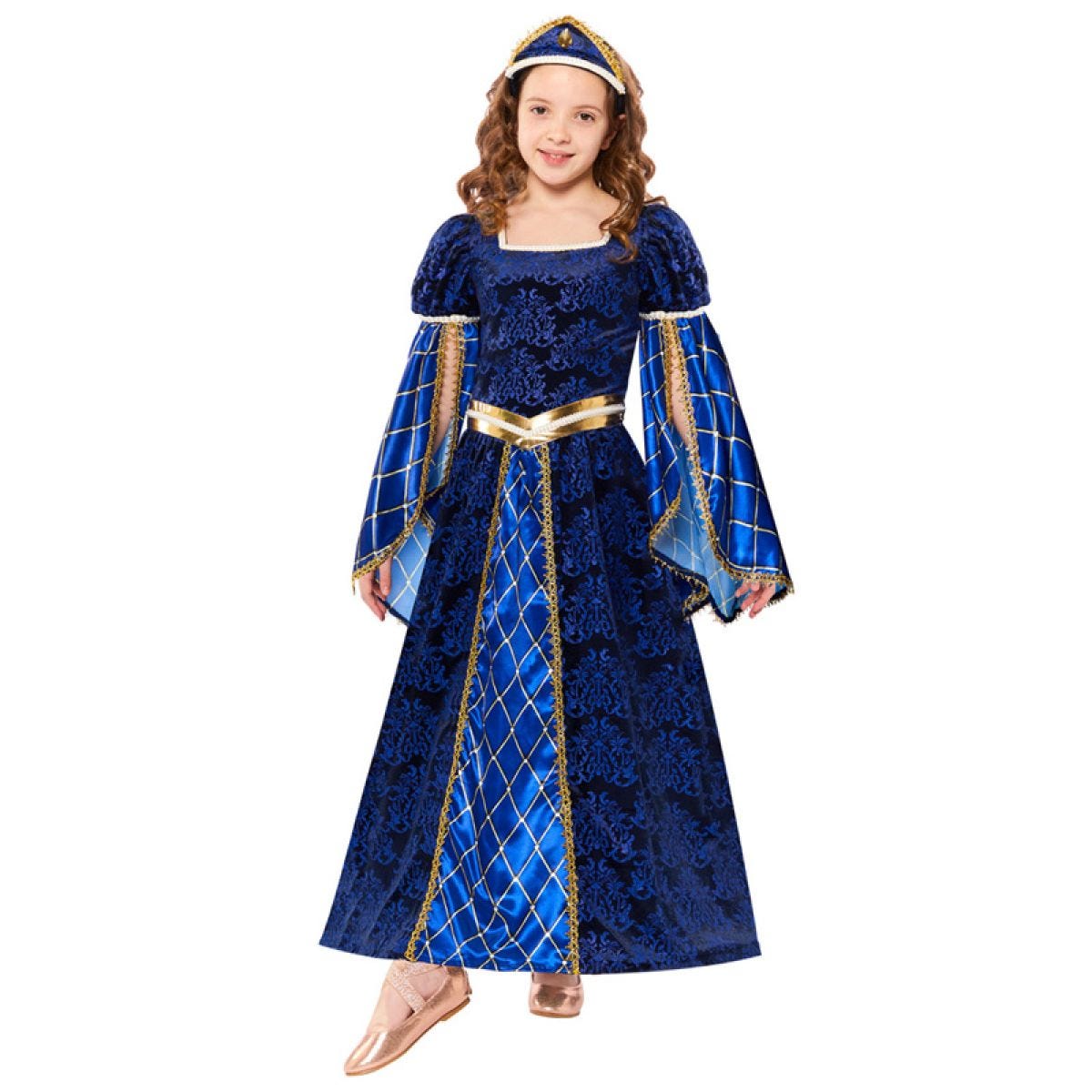 Tudor Princess Blue Deluxe - Child Costume