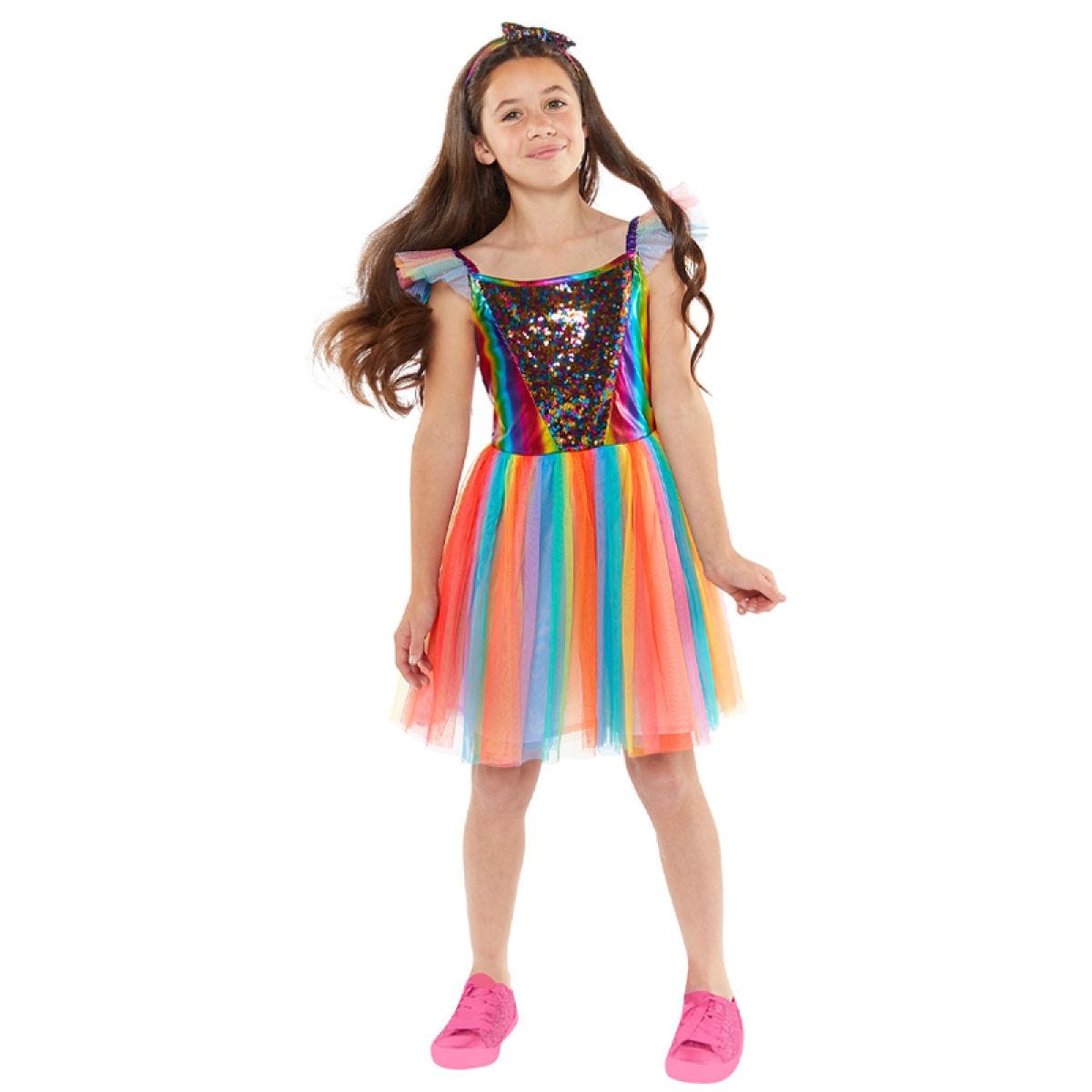 Rainbow Dress - 10-12 Years                                