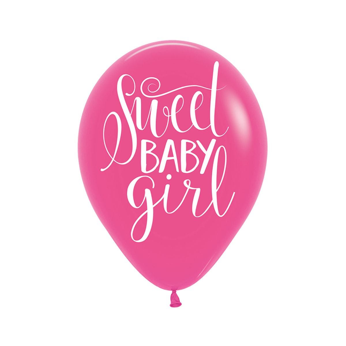 Floral Baby Balloons - 11" Latex (6pk)