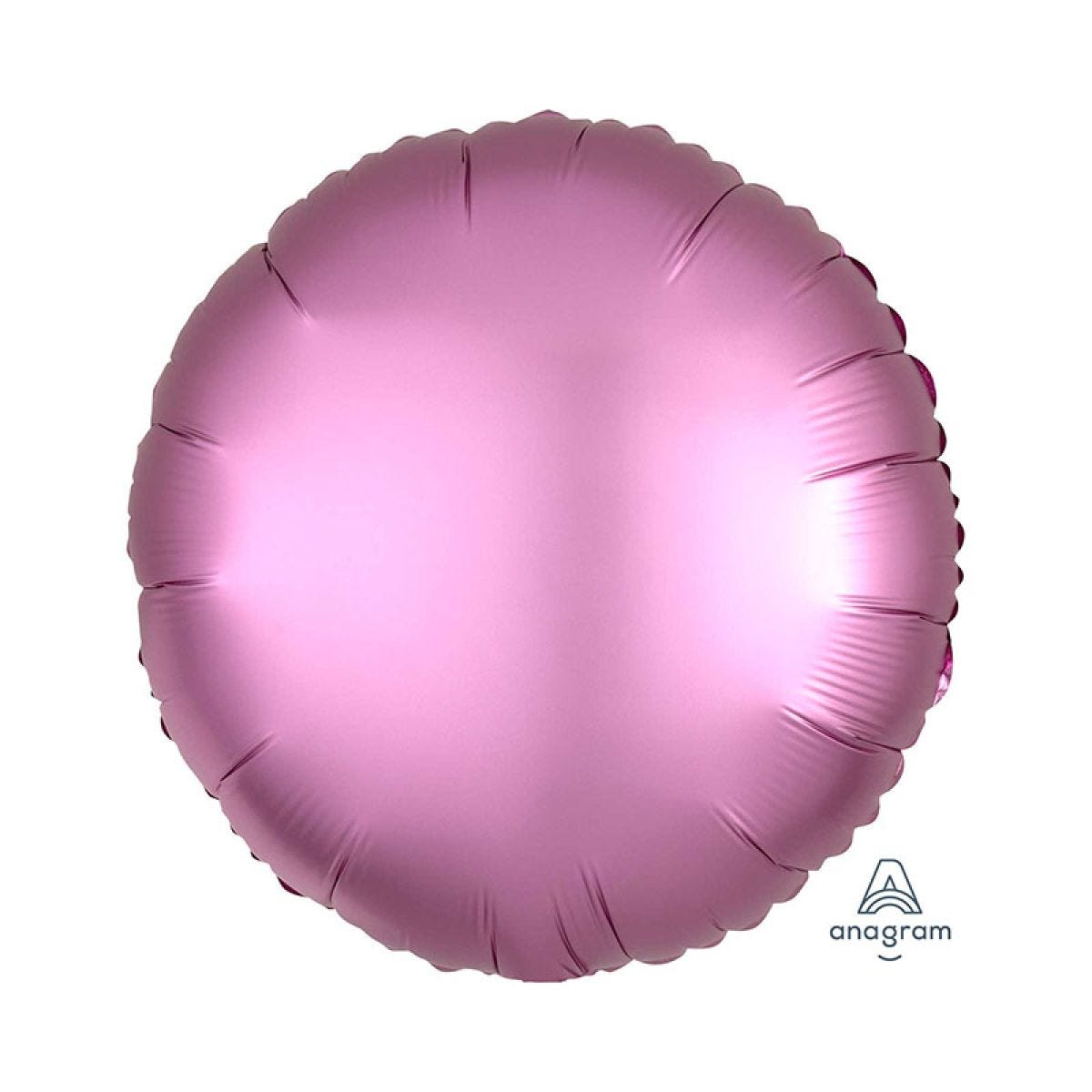 Flamingo Satin Luxe Circle Foil Balloon - 18" Unpackaged
