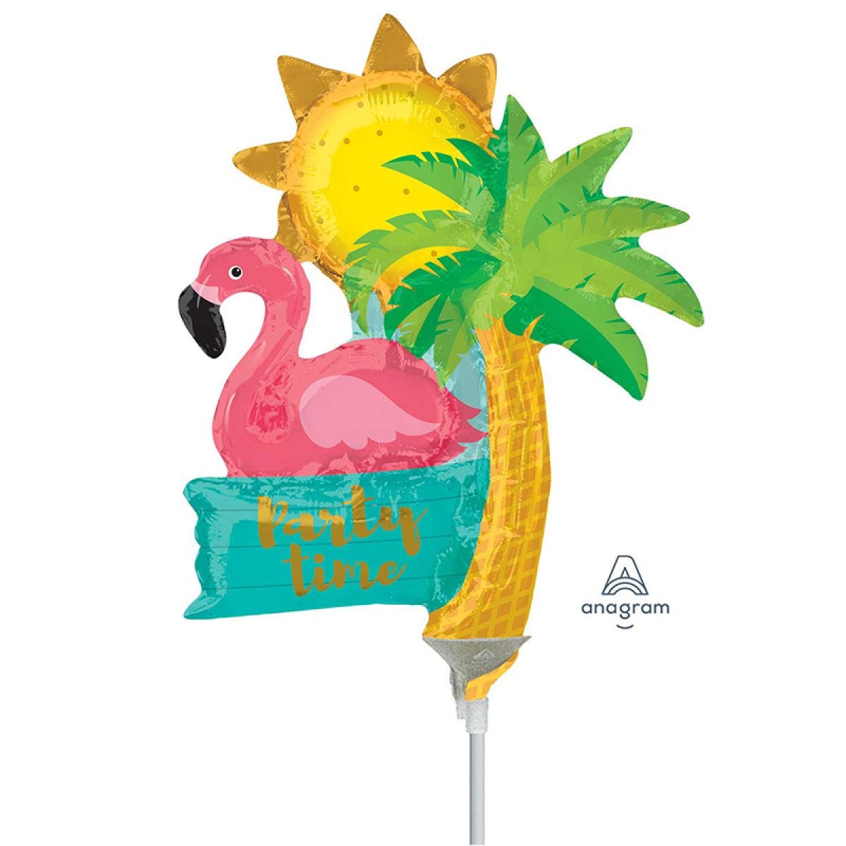 Let&apos;s Flamingle Mini Airfill Balloon - 9"