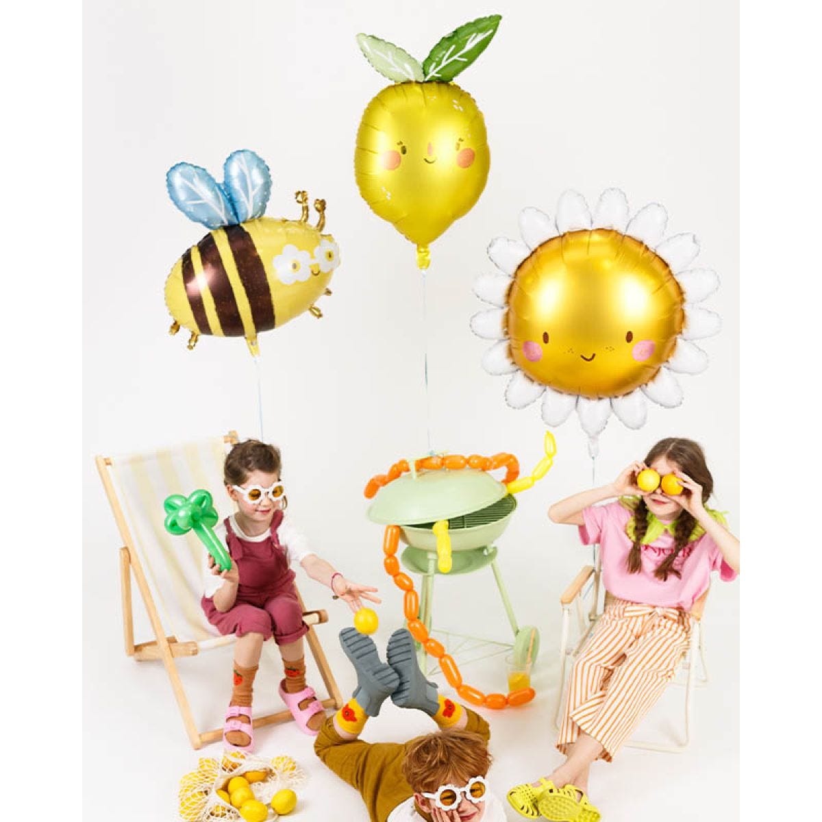 Pretty Bumblebee Shape Balloon - 22" Foil