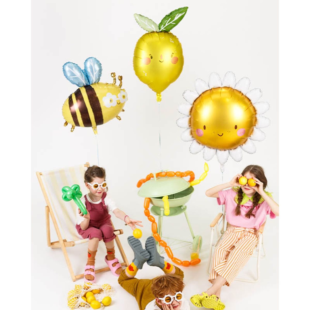 Smiley Sunshine Shape Balloon - 27.5" Foil