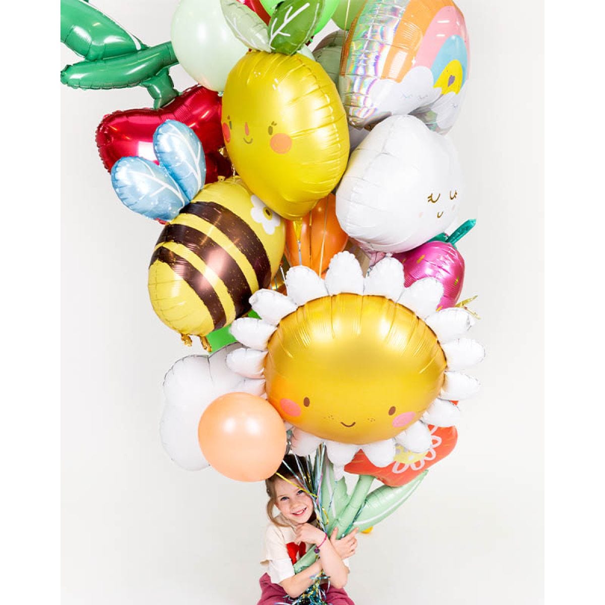 Smiley Sunshine Shape Balloon - 27.5" Foil