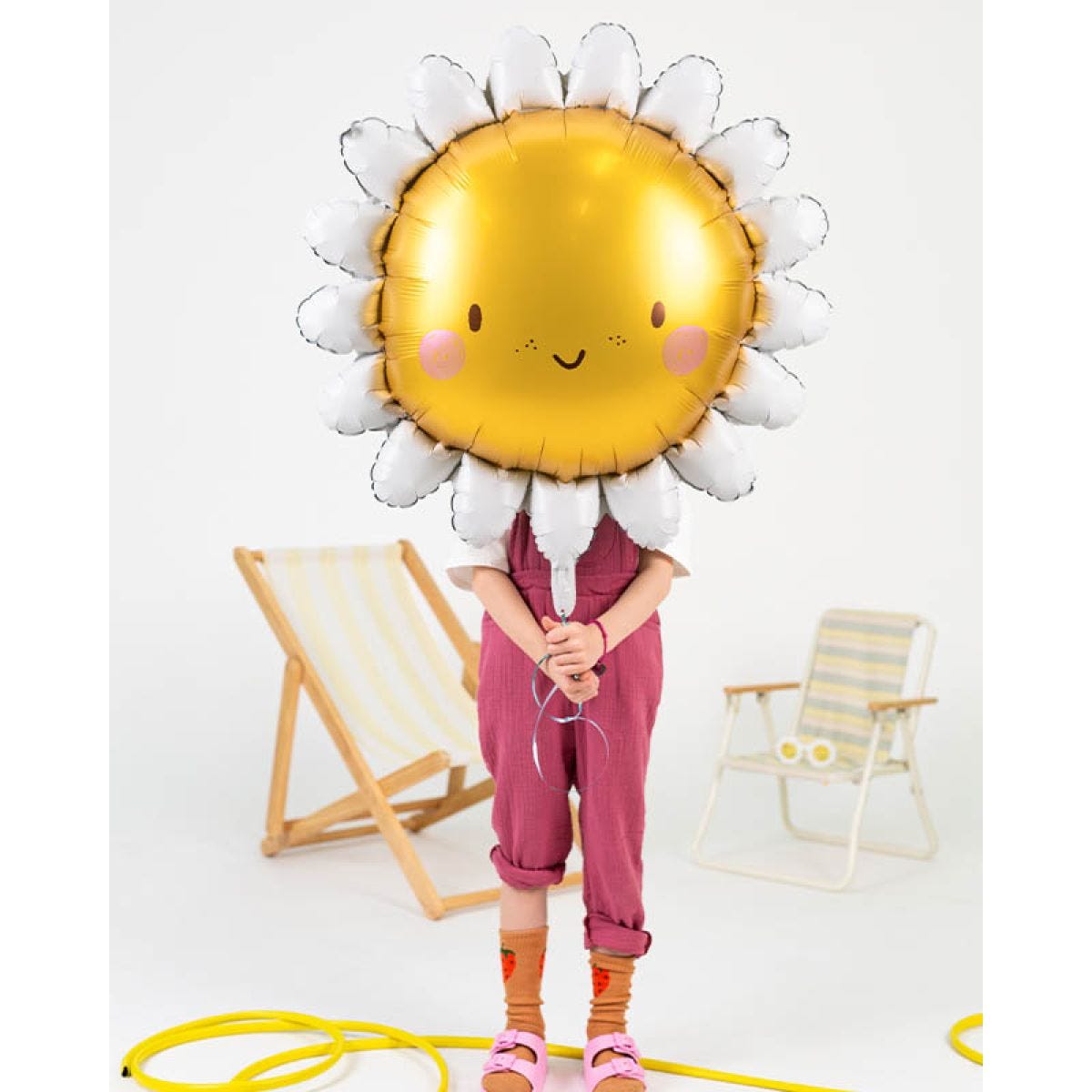 Smiley Sunshine Shape Balloon - 27.5" Foil