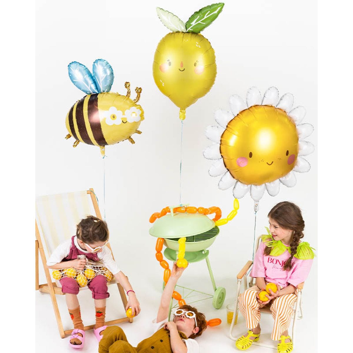 Smiley Sunshine Shape Balloon - 27.5" Foil