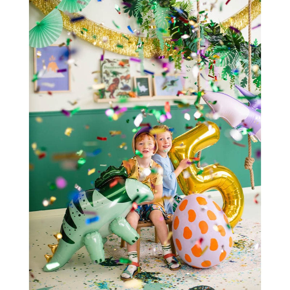 Cute Triceratops Shape Balloon - 36.5" Foil