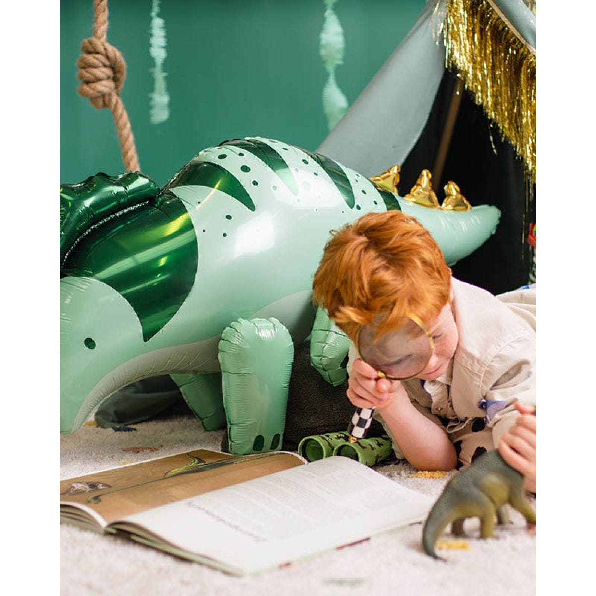 Cute Triceratops Shape Balloon - 36.5" Foil
