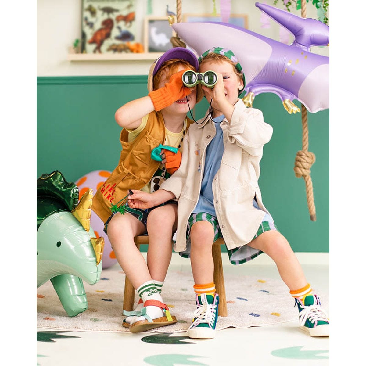 Cute Triceratops Shape Balloon - 36.5" Foil