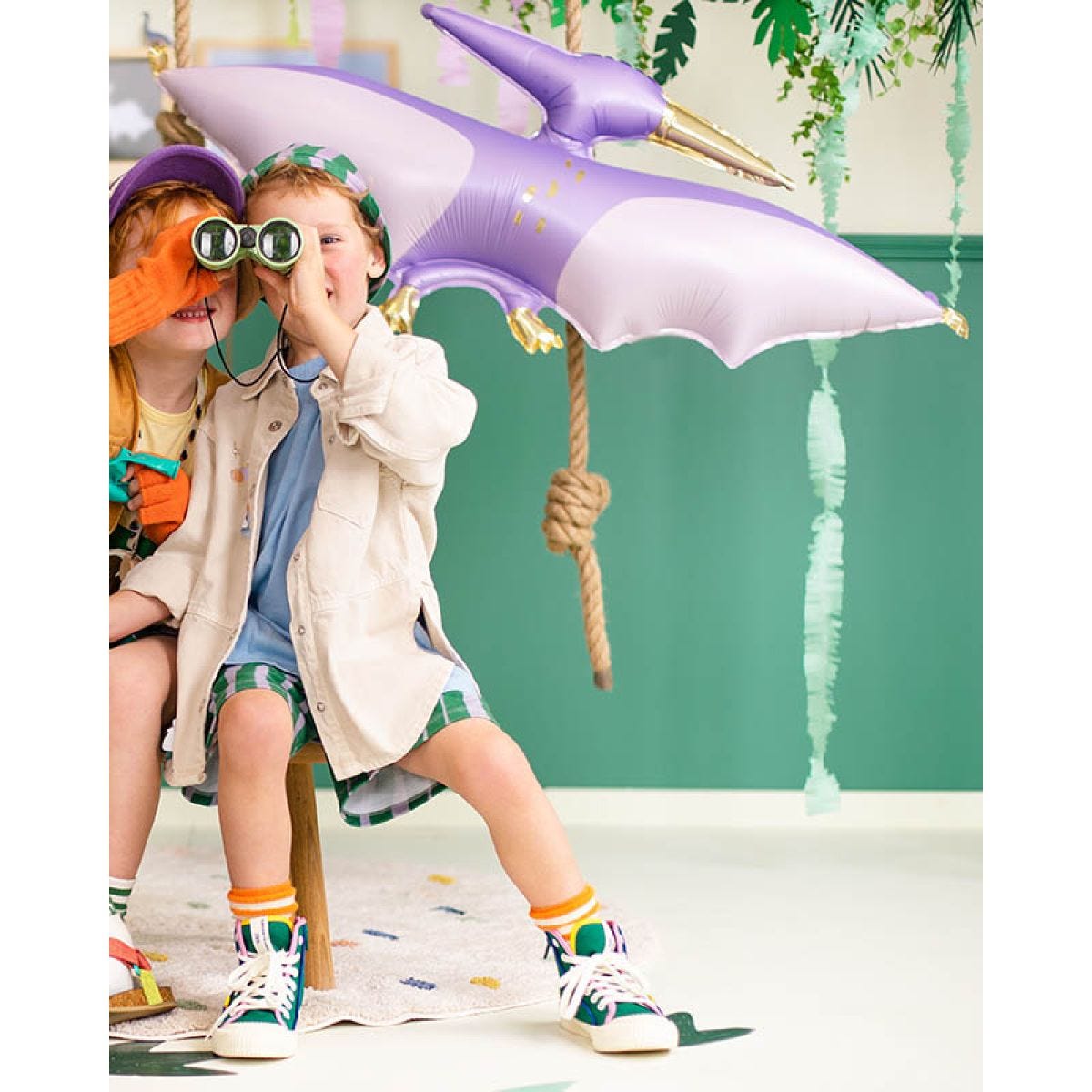 Pterodactyl Dino Shape Balloon - 41" Foil