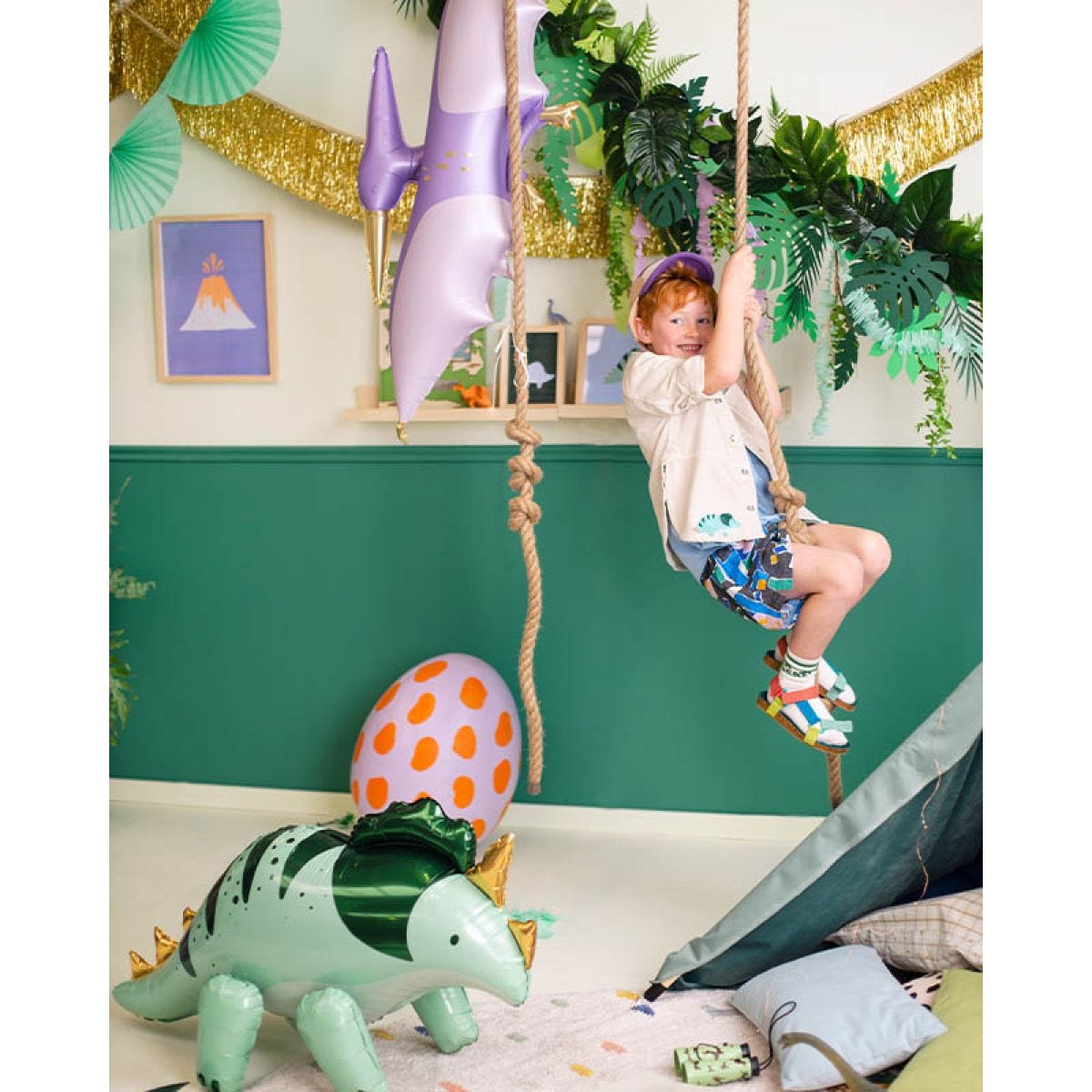 Pterodactyl Dino Shape Balloon - 41" Foil