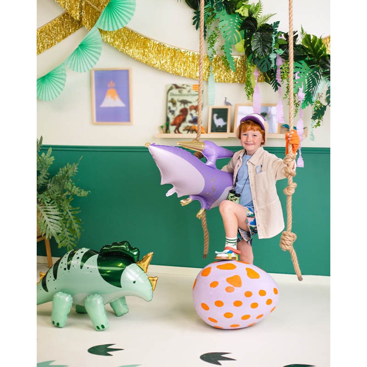Pterodactyl Dino Shape Balloon - 41" Foil