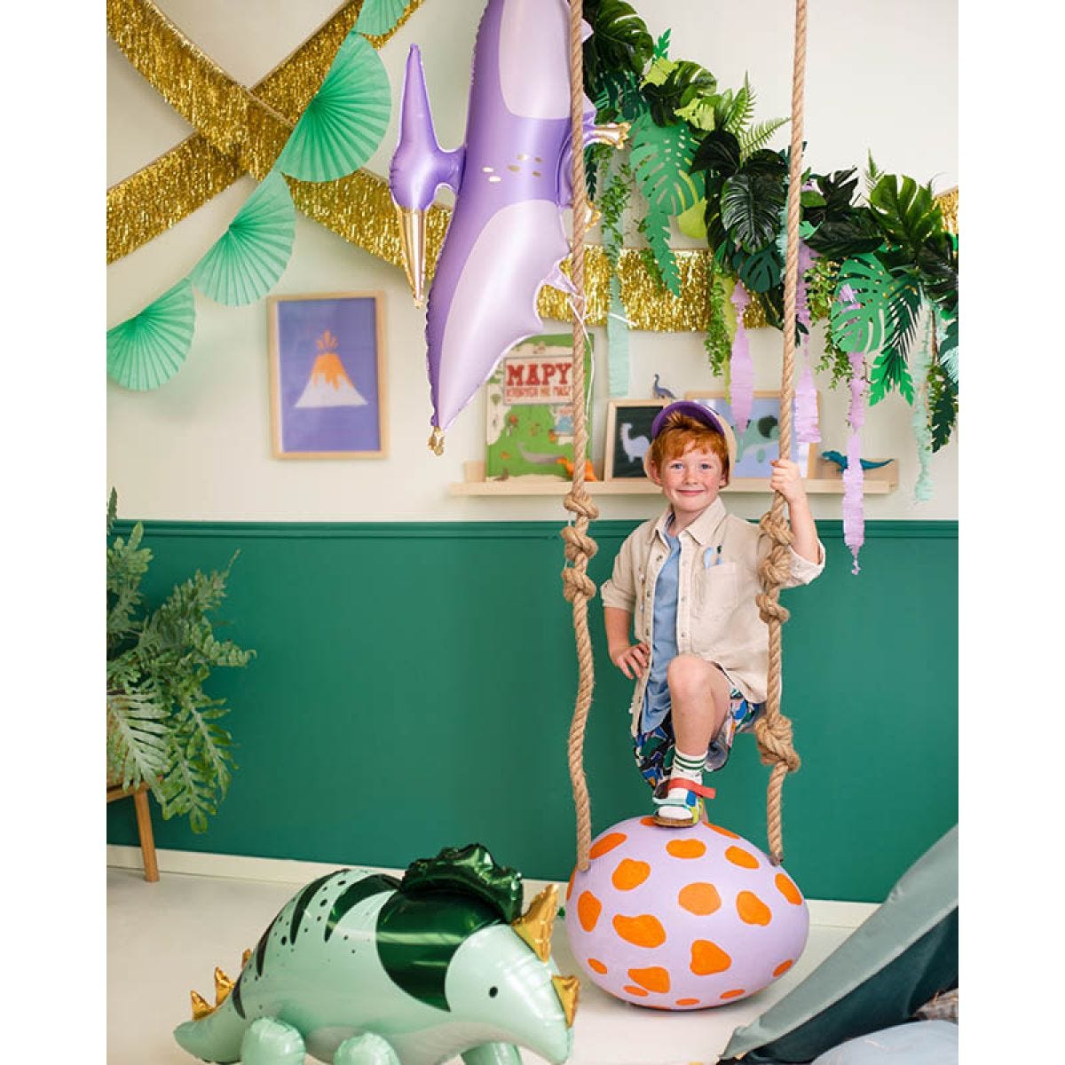 Pterodactyl Dino Shape Balloon - 41" Foil