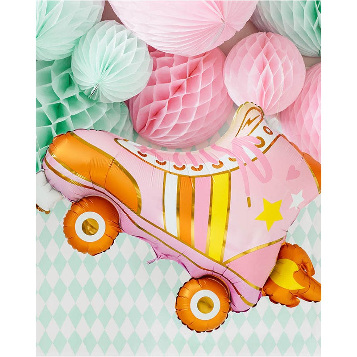 Retro Roller Skate Shape Balloon - 29" Foil