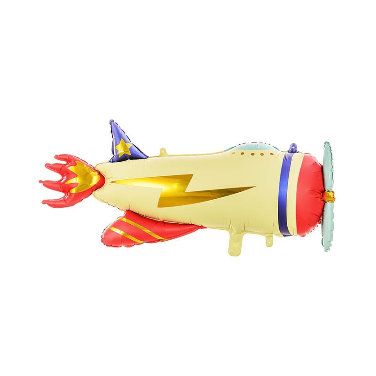 Retro Plane Shape Balloon - 36" Foil
