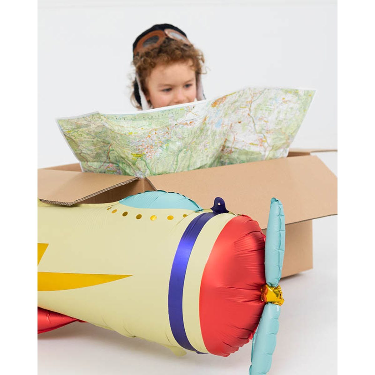 Retro Plane Shape Balloon - 36" Foil