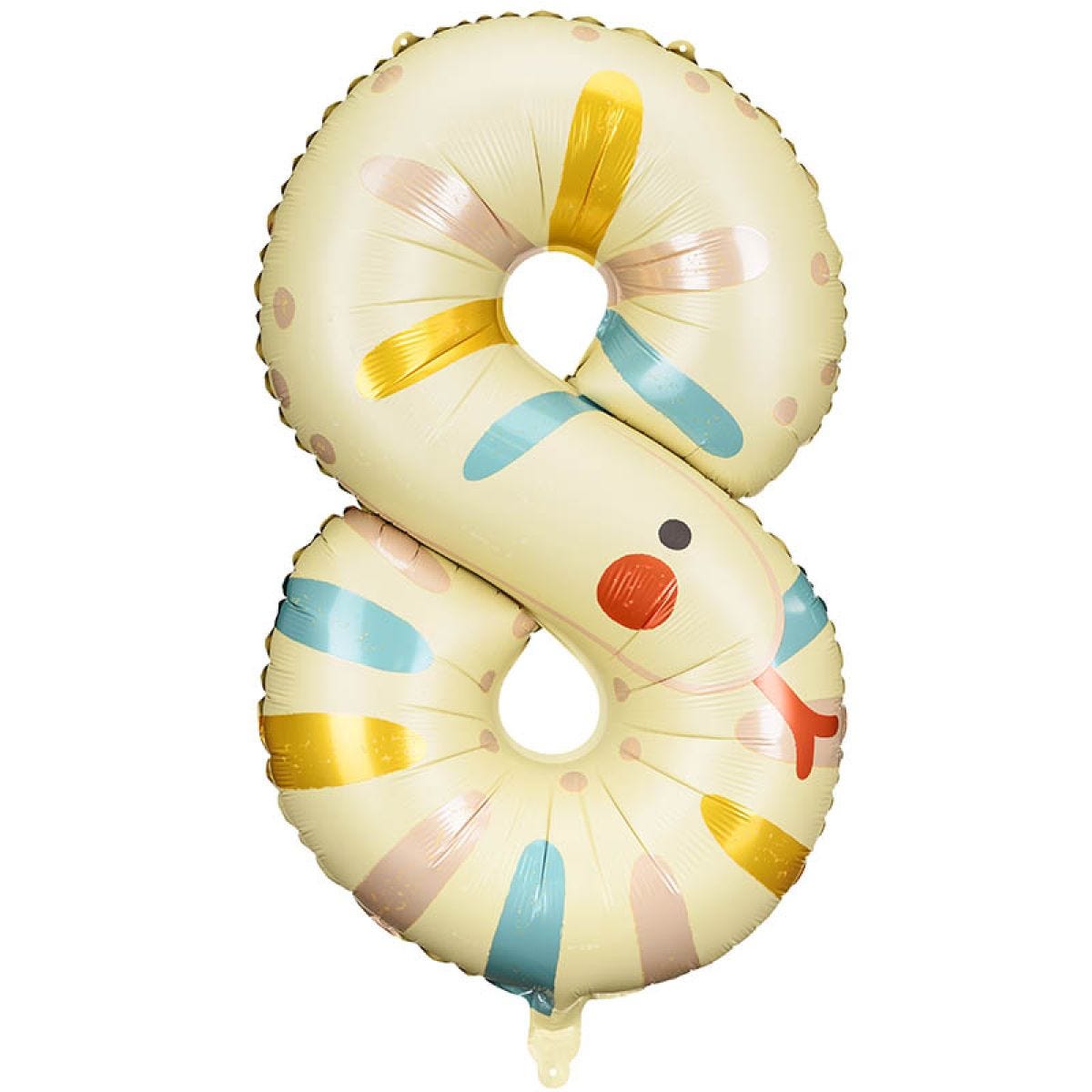 Snake Number 8 Balloon - 34" Foil