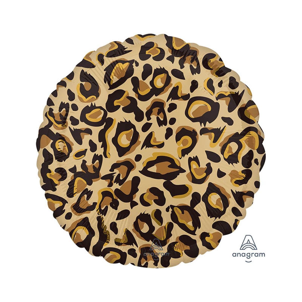 Leopard Print Round Balloon - 18" Foil