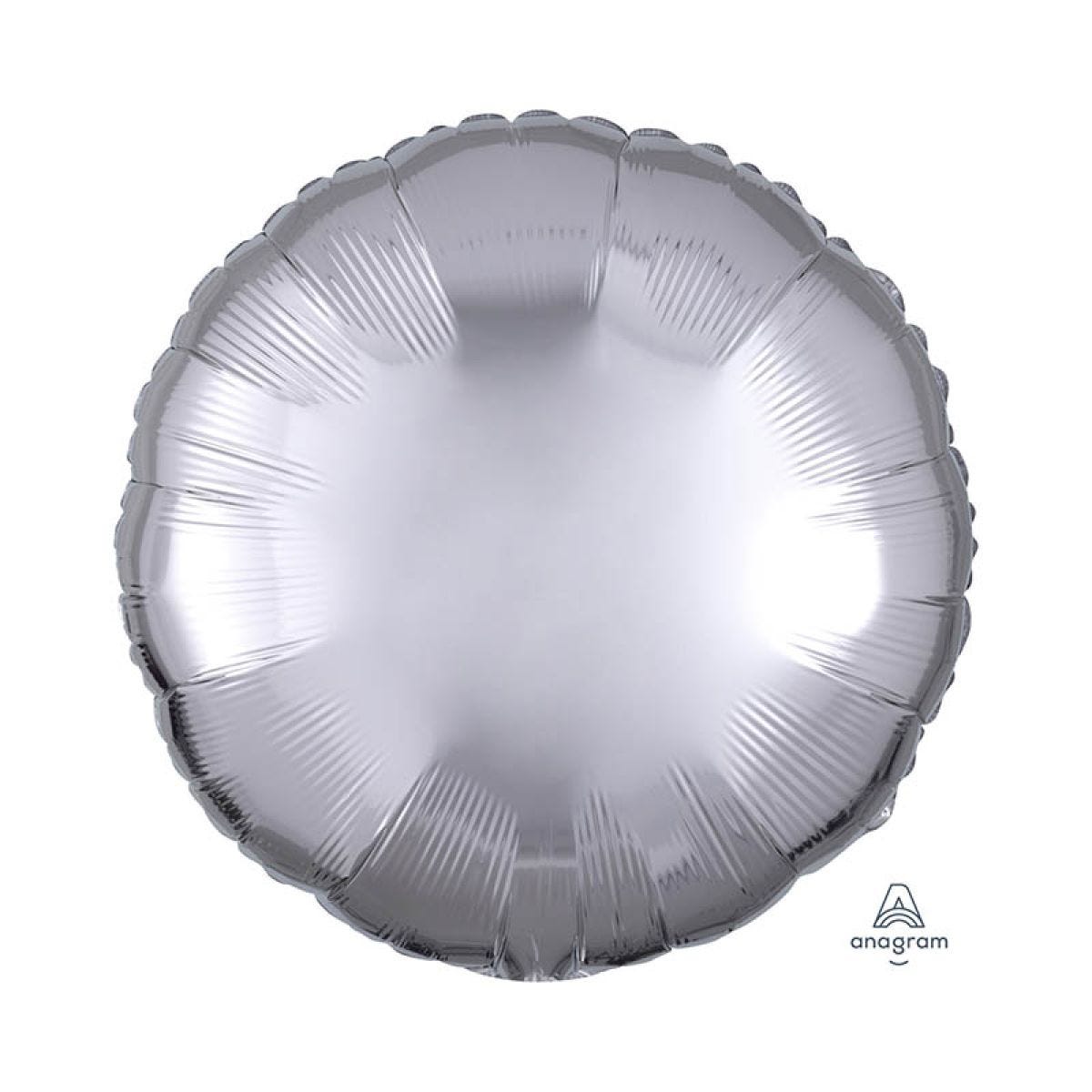 Metallic Silver Round Balloon - 18" Foil
