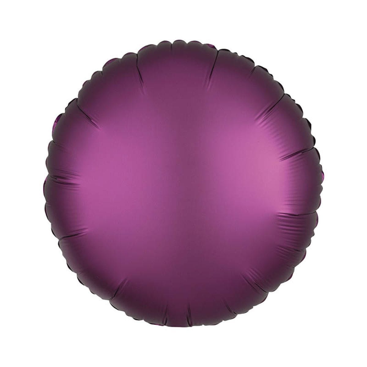 Metallic Fuchsia Round Balloon - 18" Foil