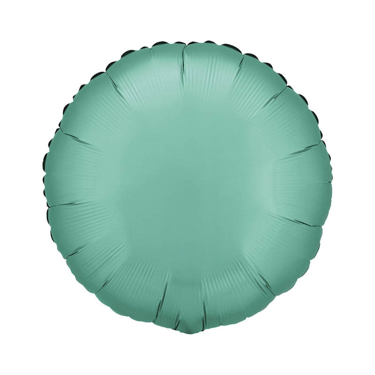 Silk Lustre Jade Green Round Balloon - 18" Foil (Unpackaged)