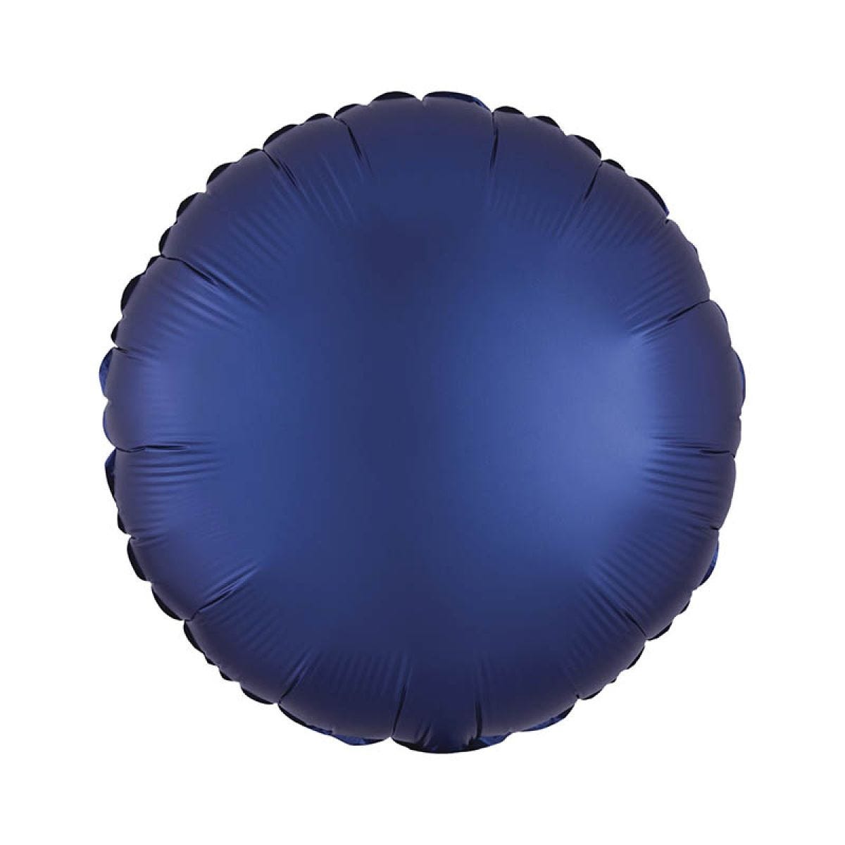 Silk Lustre Navy Blue Round Balloon - 18" Foil (Unpackaged)