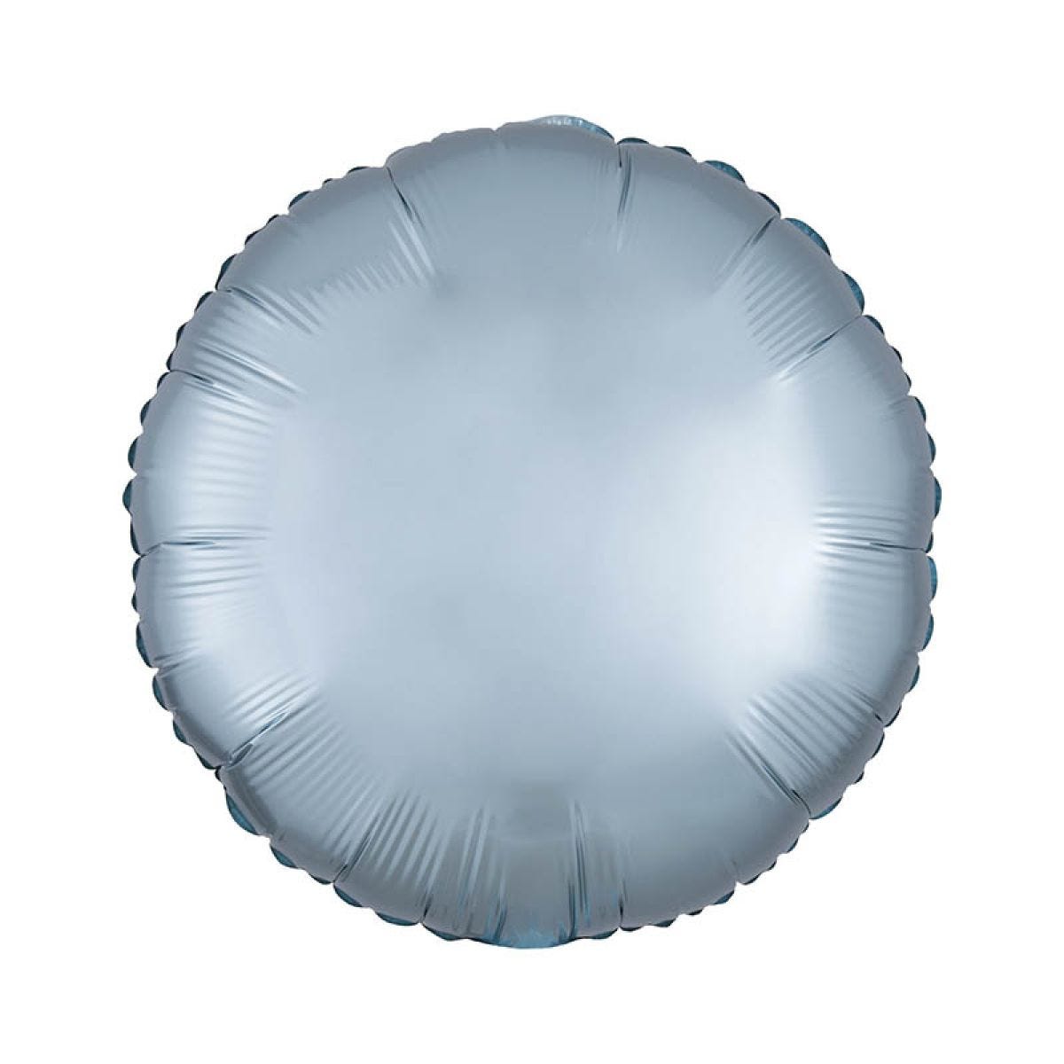Silk Lustre Pastel Blue Round Balloon - 18" Foil (Unpackaged)