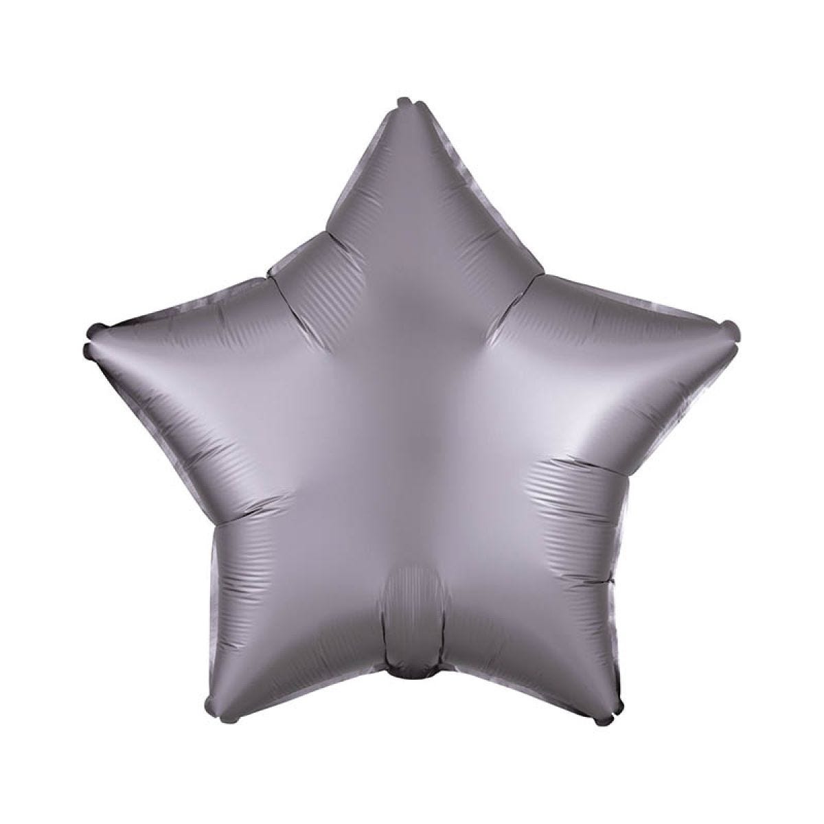 Satin Greige Star Balloon - 18" Foil