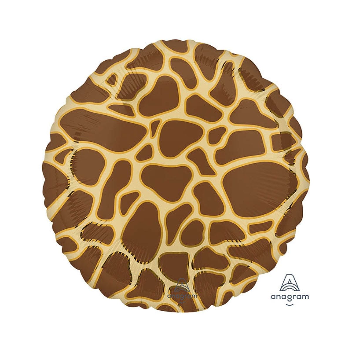 Giraffe Print Balloon - 18" Foil