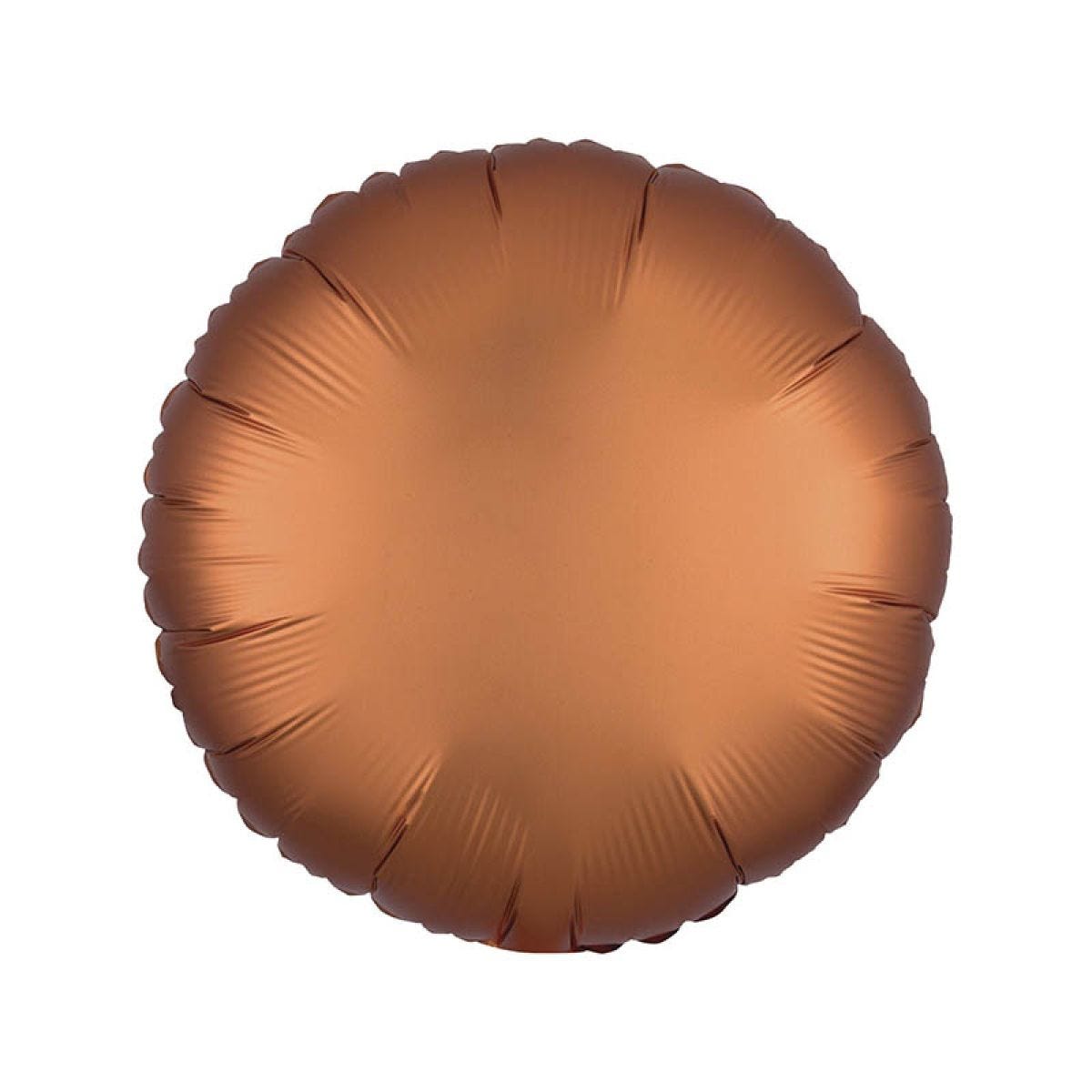 Satin Amber Round Balloon - 18" Foil (Unpackaged)