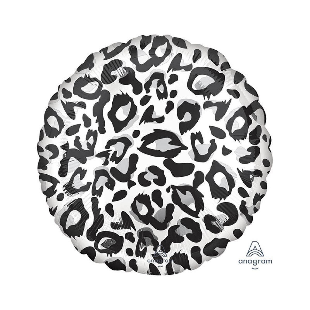 Snow Leopard Print Balloon - 18" Foil